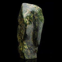 Elegant Hand-Carved Jade Sculpture from Pakistan, Polished Design