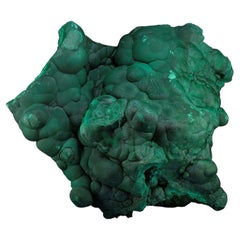 Vibrant Green Genuine Malachite Specimen - 35.5lb Natural Sculptural Form