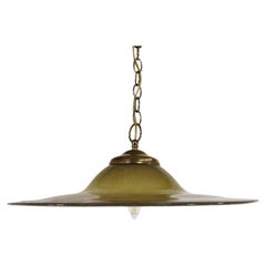 Mid-Century Modern Flared Calcedonio Murano Glass Pendant Light, 1960s