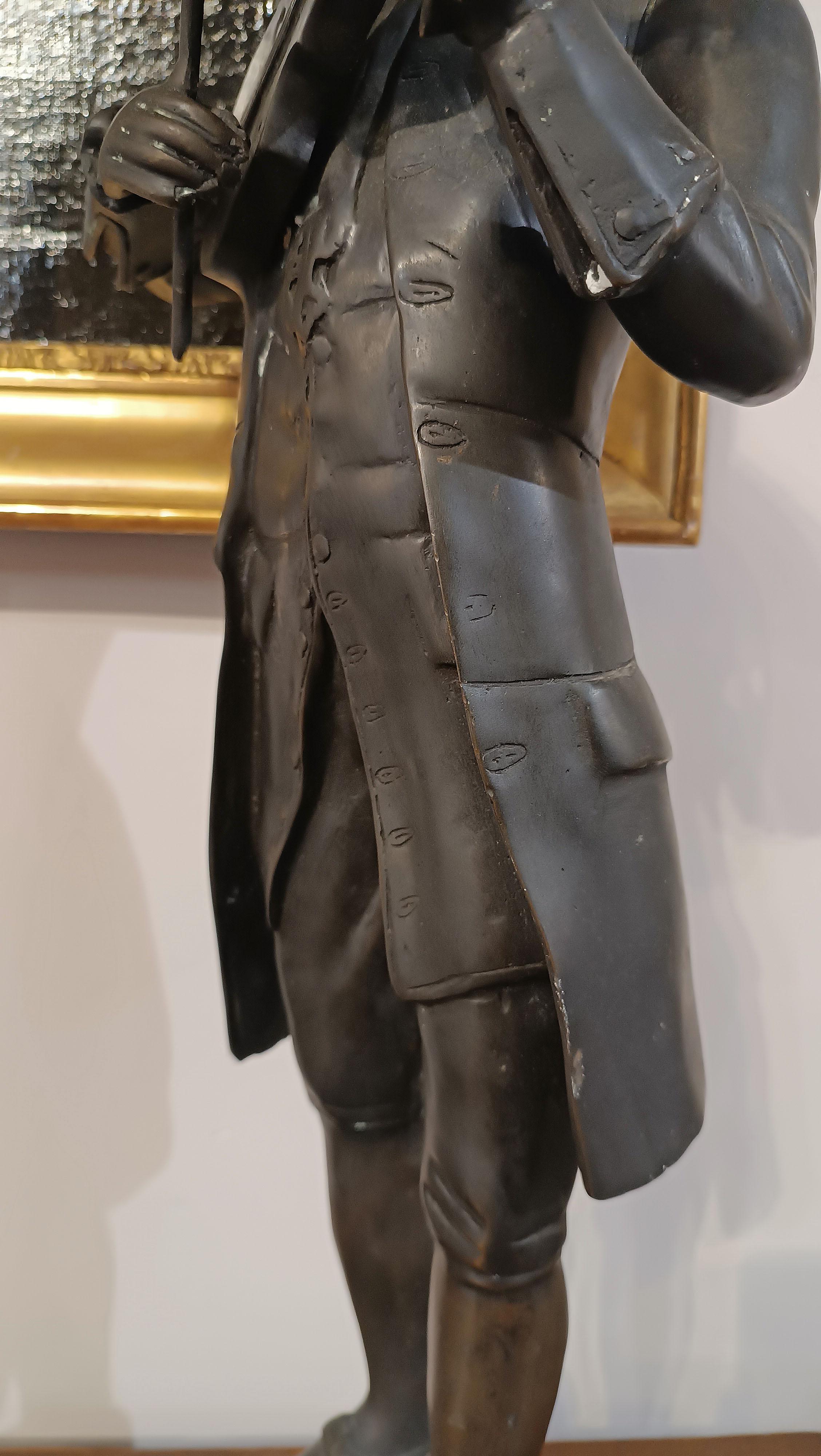 LATE 19th CENTURY BRONZE SCULPTURE PORTRAIT OF MOZART (Bronze) im Angebot