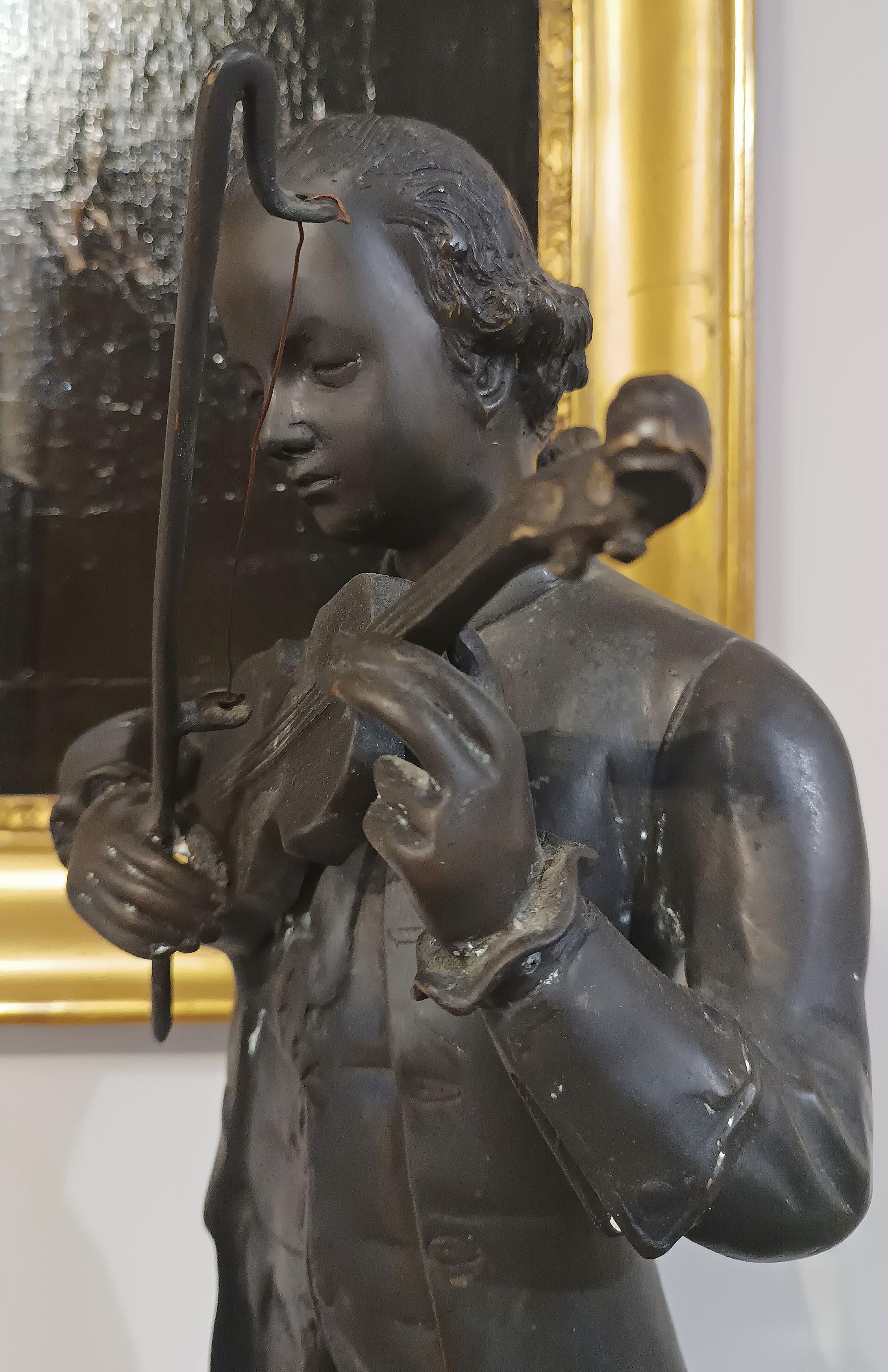LATE 19th CENTURY BRONZE SCULPTURE PORTRAIT OF MOZART im Angebot 6