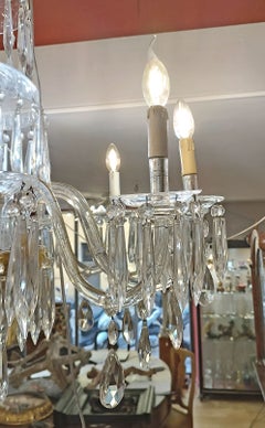 CRYSTAL CHANDELIER FROM THE SECOND HALF OF THE 19th CENTURY