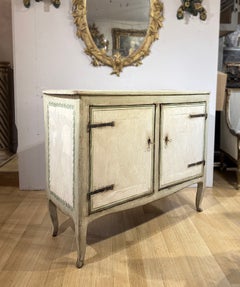 PAINTED SIDEBOARD IN THE TRANSITION STYLE FROM THE SECOND HALF OF THE 18TH CENTURY