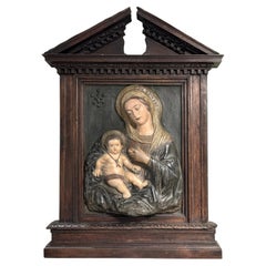 TABERNÁCULO DE MEDIADOS DEL SIGLO XVI CON LA VIRGEN Y EL NIÑO
