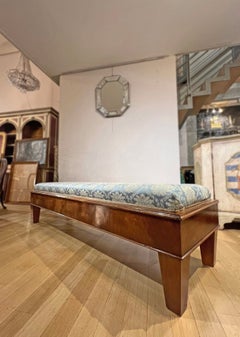 LATE 18TH-CENTURY LARGE DIRECTOIRE-PERIOD BENCH