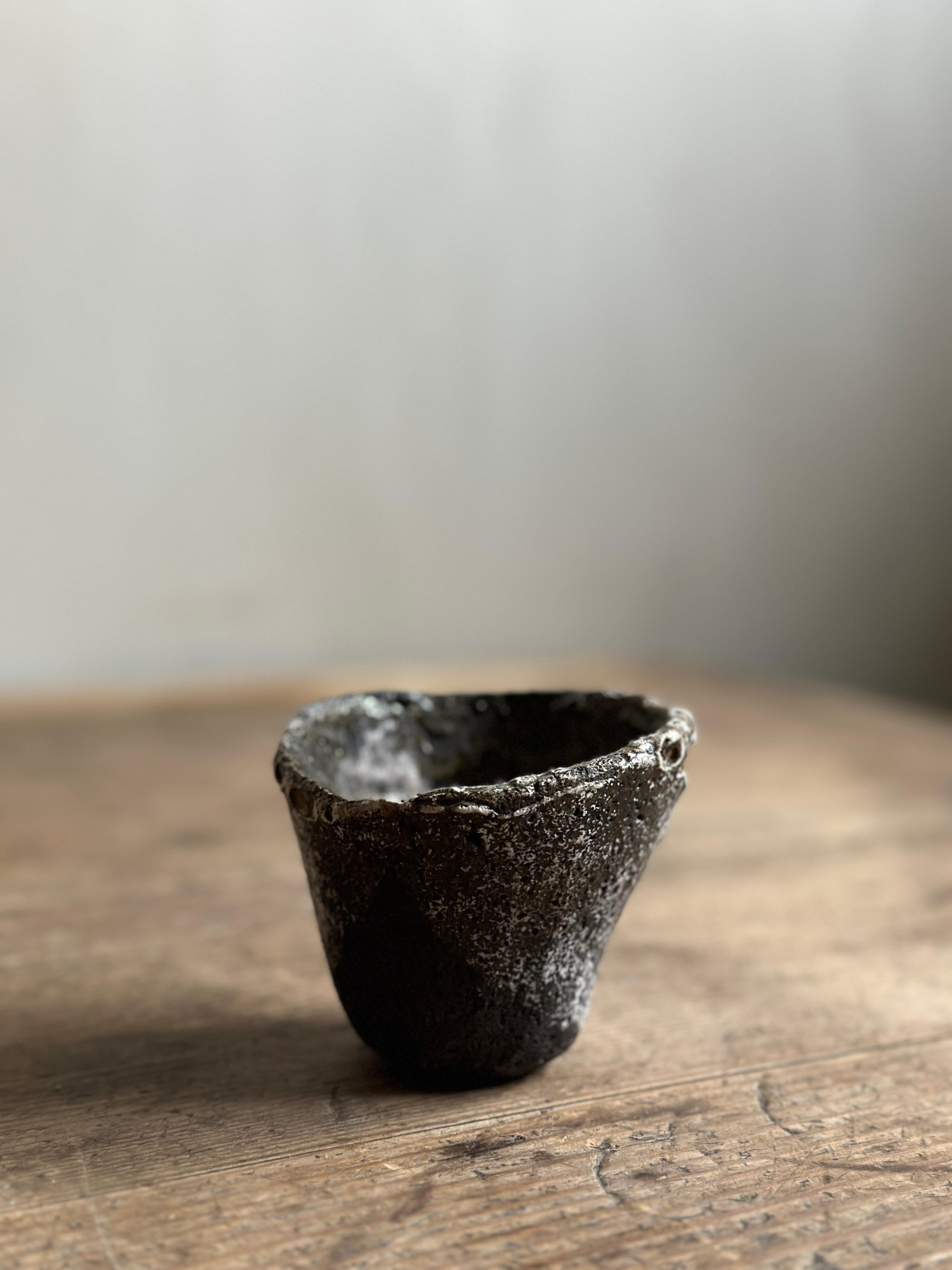 Hand-Crafted Small Wabi Sabi Vase, Later part of the 20th Century  For Sale