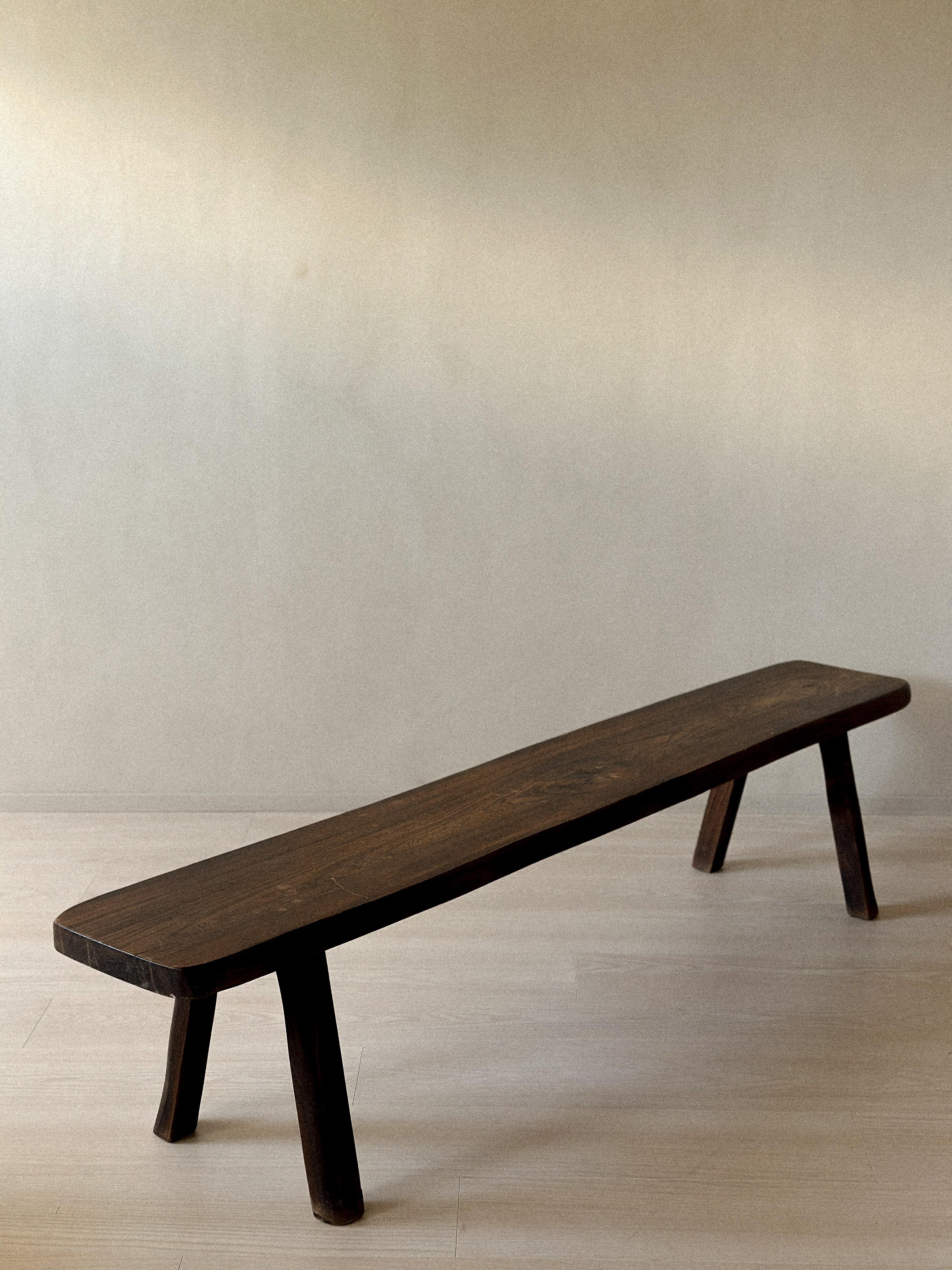 20th Century A Brutalist Bench by Aranjou, France, c. 1960s For Sale