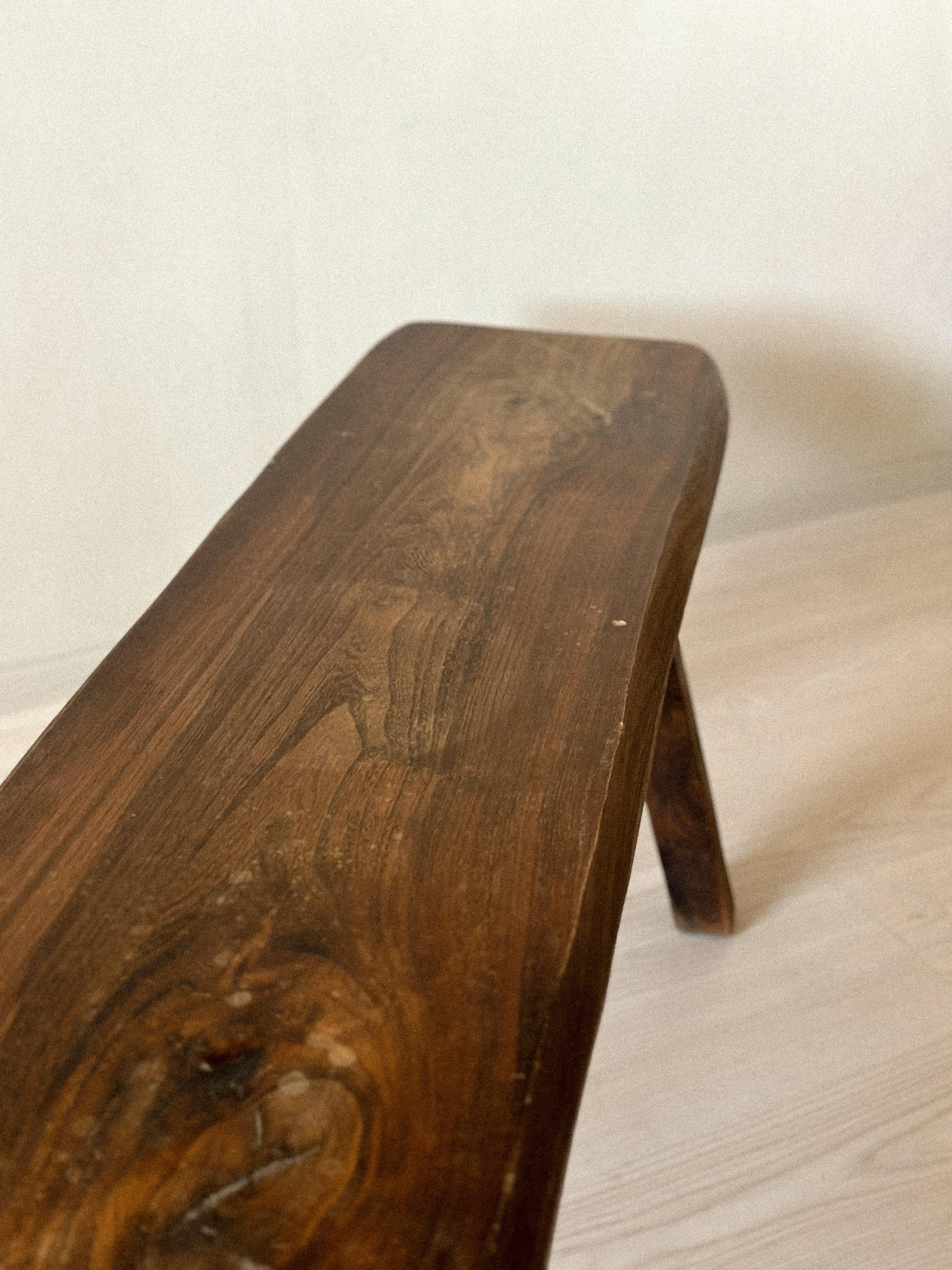 French A Brutalist Bench by Aranjou, France, c. 1960s For Sale