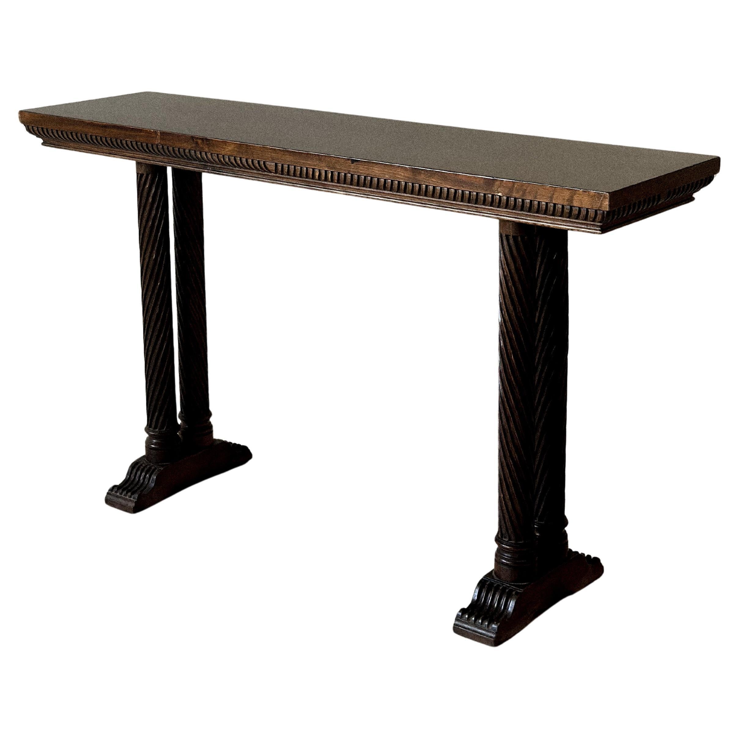 Art Deco Console Table, Spain c. 1930s