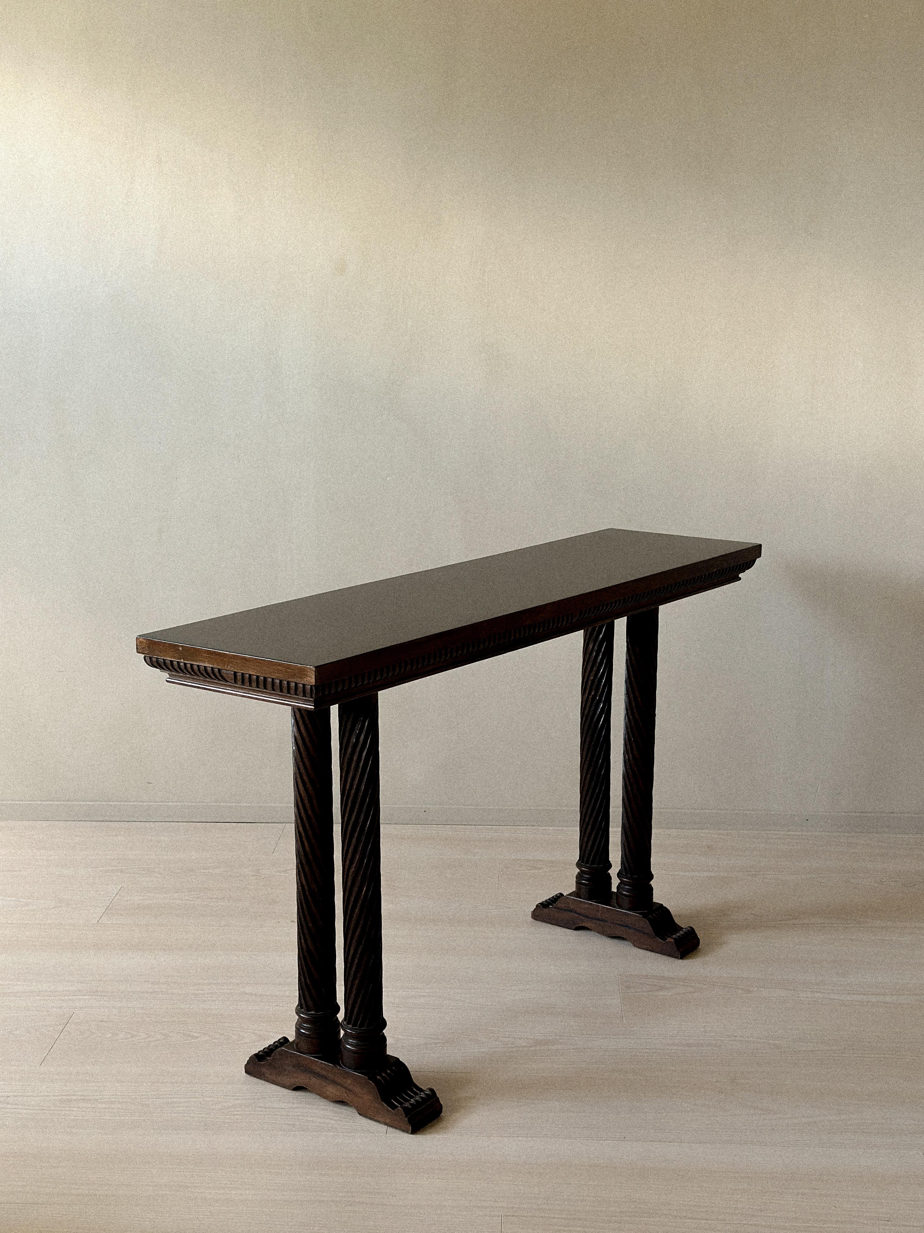 Mid-20th Century Art Deco Console Table, Spain c. 1930s For Sale