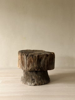 A Massive Side Table (Foundation Log), Norway c. 17th-18th Century