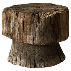 A Massive Side Table (Foundation Log), Norway c. 17th-18th Century