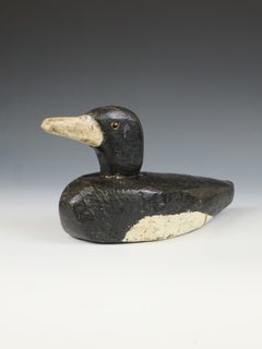 Early 20th-Century North American Folk Art Working Duck Decoy, Circa 1900–1930