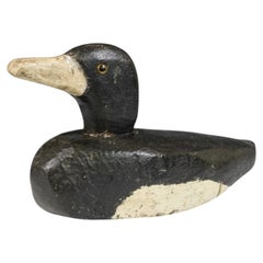 Leurre de canard fonctionnel issu de l'art populaire nord-américain du début du XXe siècle, vers 1900-1930