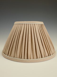 Large Empire Lampshade – Blush with Natural  Handmade in the UK