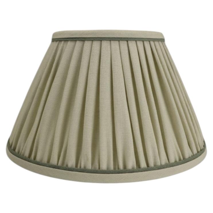 Medium Empire Lampshade – Natural with Rosemary  Handmade in the UK