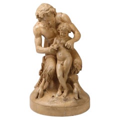 Théodore Hébert (1829–1913) – Pan insegna a un giovane fauno a suonare il flauto, Francia