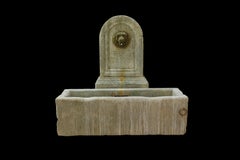 18th Century Hand-Carved Limestone Fountain for Rustic French Gardens