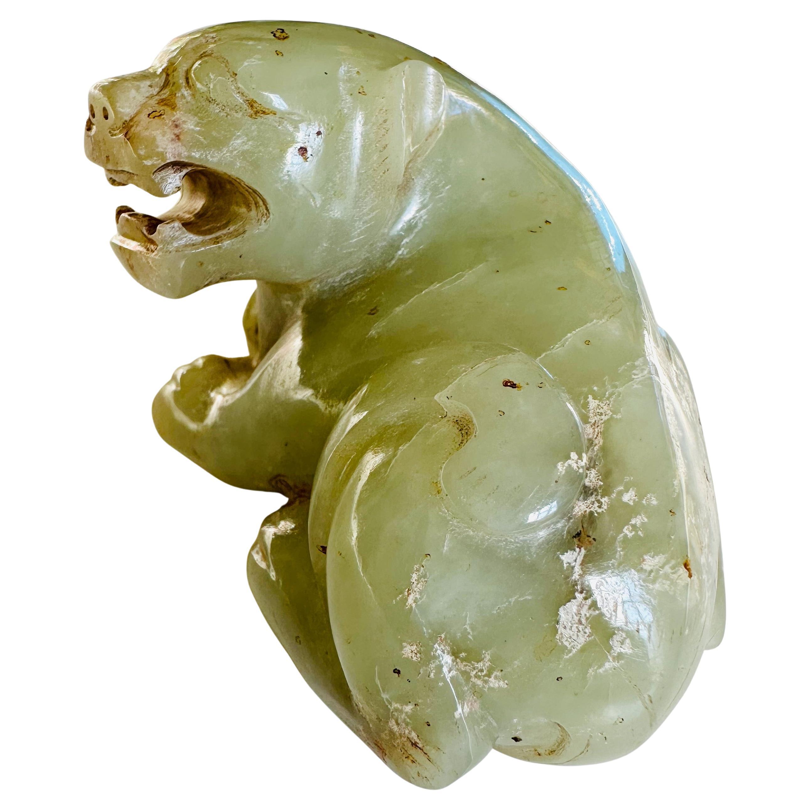 Six Dynasties Jade Lion For Sale