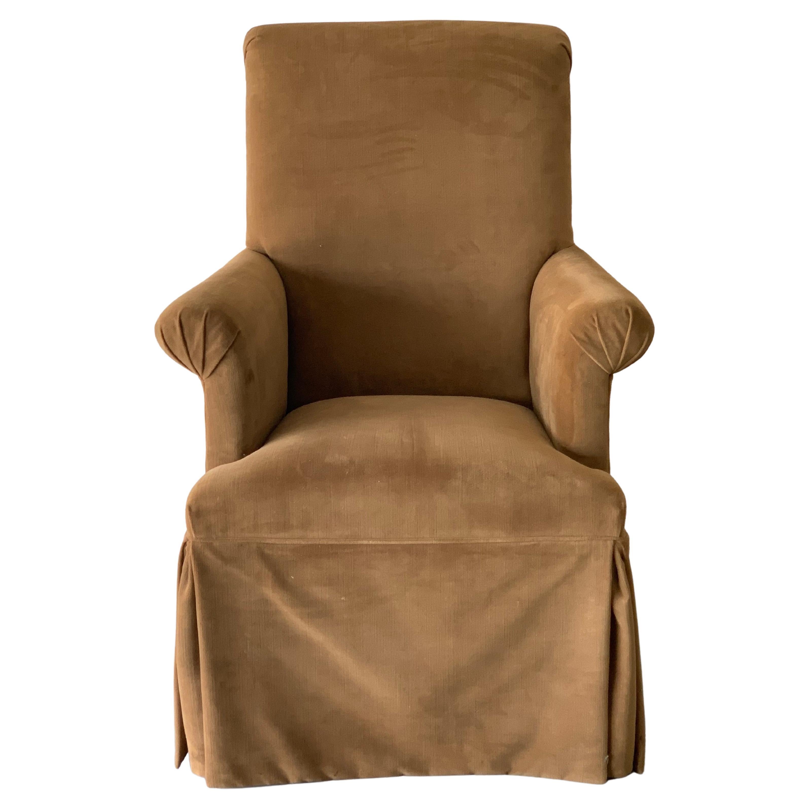 High Back Napoleon III Arm Chair  For Sale