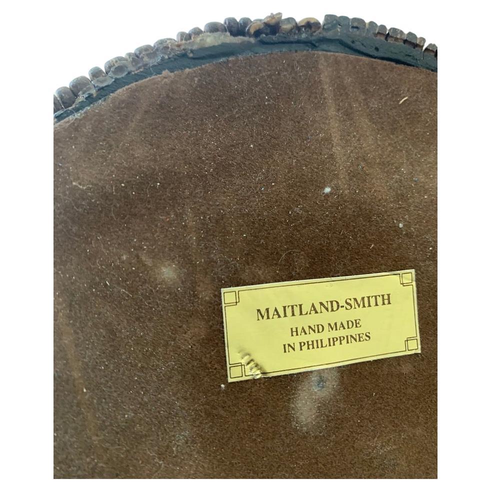 Beaded Maitland Smith Artisian Table Lamp For Sale
