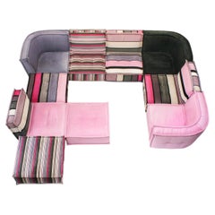 Modulares Sofa „Large Rolls“ von Missoni für Chateau d'Ax, Italien