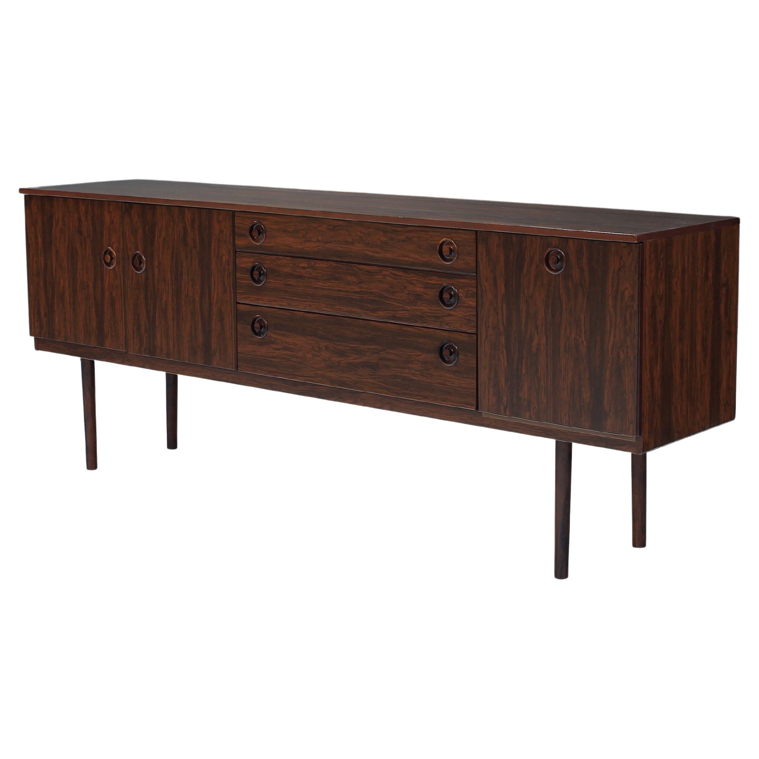 Mid-Century Modern Rosewood Credenza For Sale