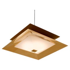 Ciondolo Octa Twin - Lampadario in ottone massiccio fatto a mano da Diaphan Studio