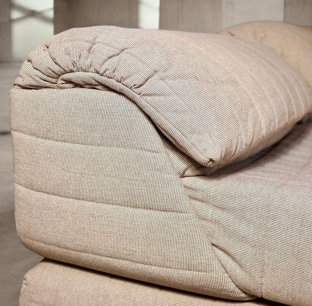 Fabric Super Lounge sectional sofa, Hans Hopfer for Roche Bobois, France, 1980s