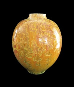GORDON HUTCHENS - Porcelain Vase with Crystalline Glaze - Canada - Circa 2013/14