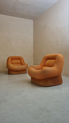 Sillones Nuava diseñados por Emilio Guarnacci & Felix Padovano para 1P 1969