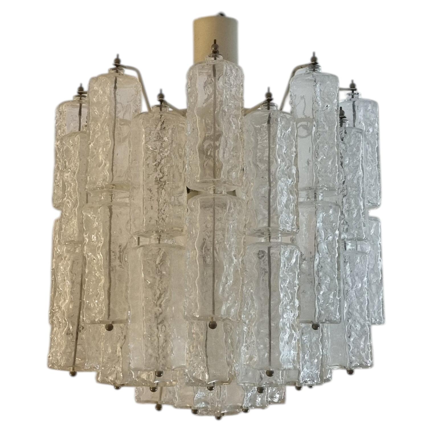 Plafonnier conçu par Paolo Venini pour Venini Murano, 1960 en vente