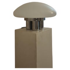 Magnolia table lamp by Sergio Mazza for Quattrifolio, 1960, Italy, opal glass.