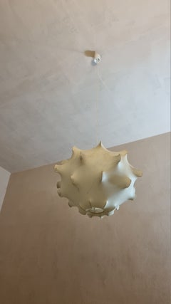 Taraxacum ceiling lamp in cocoon by A. & P. G. Castiglioni for Flos, 1960, italy