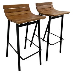 Vintage Vista of California 50s Bar Stools – Set of 2