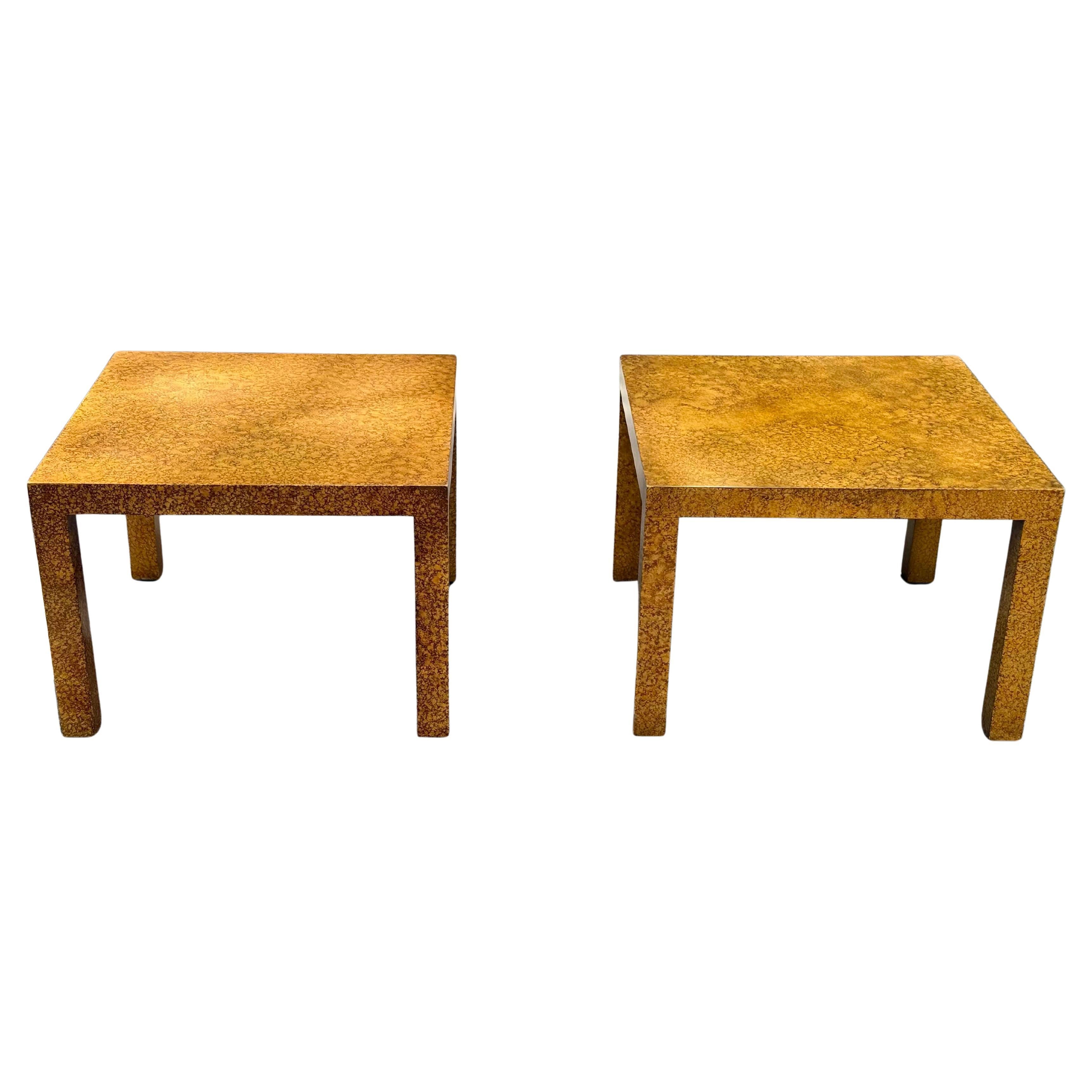 Mesillas de noche de madera de nudo, circa 1970