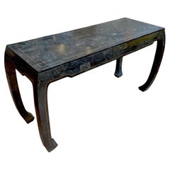 Table console en pierre en mosaïque « Hollywood Regency » de Maitland-Smith
