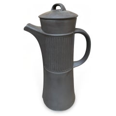 Dansk Flamestone Stoneware Coffee Pot by Jens Quistgaard