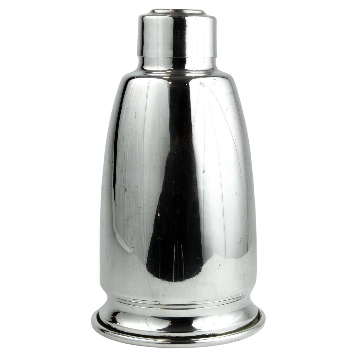Christofle Silver Plated Shaker France 1950 For Sale