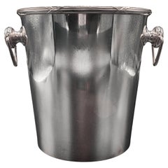 Cubitera de champán Christofle Art Déco de metal plateado