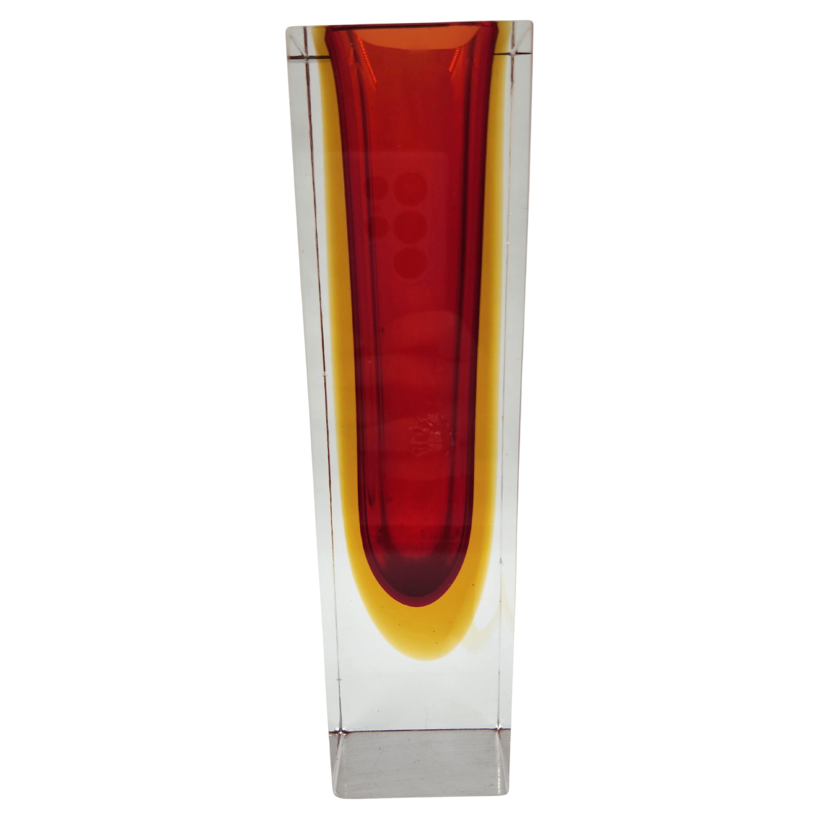 Murano Glass Sommerso Vases and Vessels