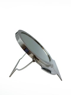 Rare miroir de table circulaire Art déco « Maison Desny », France, vers 1930