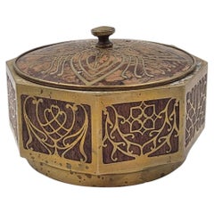 Scatola in ottone in stile Art Nouveau di Erhard & Söhne, 1905-1915 circa