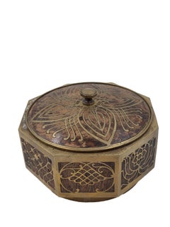 Scatola in ottone in stile Art Nouveau di Erhard & Söhne, 1905-1915 circa