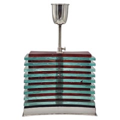 Rara lampada da tavolo in stile Art Déco e modernista della Maison Desny di Parigi, intorno al 1930