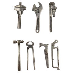 Antonio Belgiorno 900 Silver Miniature Tool Set with Original Case