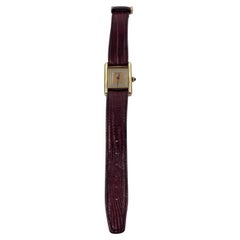Vintage Cartier Must de Cartier Tank Vermeil Wristwatch