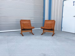 1960s Pair of Danish Modern "Siesta" Lounge Chairs by Westnofa