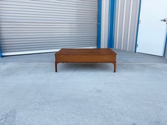 1960s Mid-Century Modern “Rythm” Walnut Coffee Table With Storage by Lane