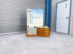 1960s Mid-Century Maple Vanity by Heywood-Wakefield